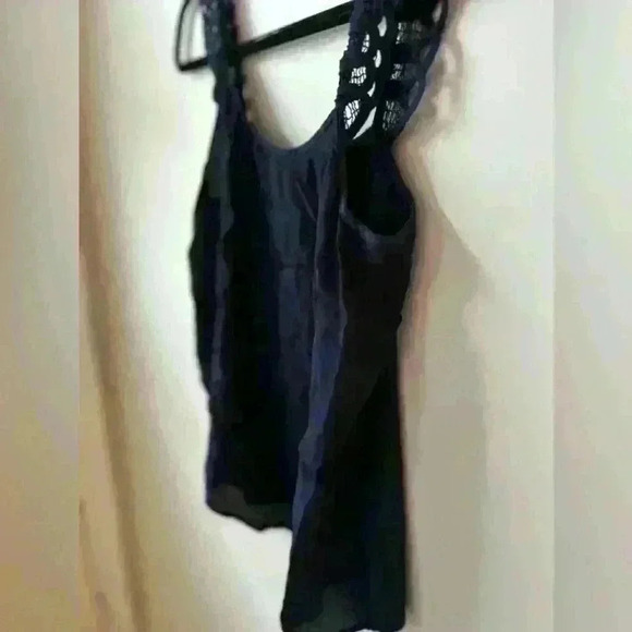 Massimo Dutti Navy  Tank Top - Picture 3 of 4